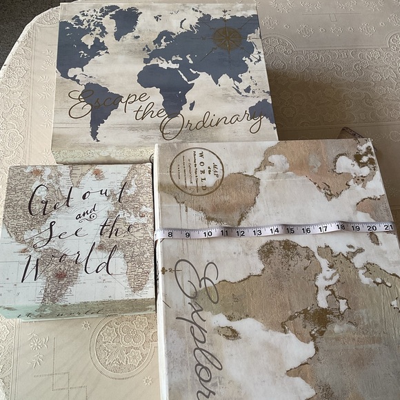 3 Storage Boxes World Design Nesting Storage & Organization